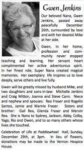 Nana Obituary
