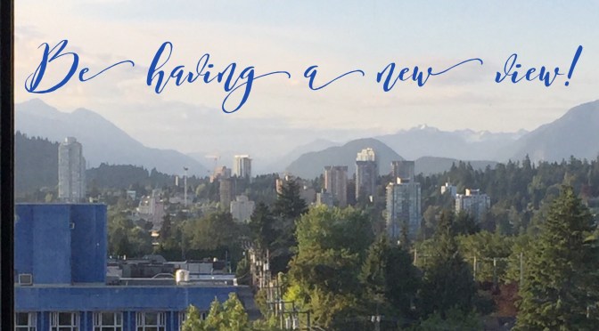 Be Having a New View 