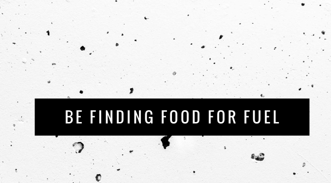 Be Finding Food For Fuel (4 Pillars of a Healthy Fuelling System)