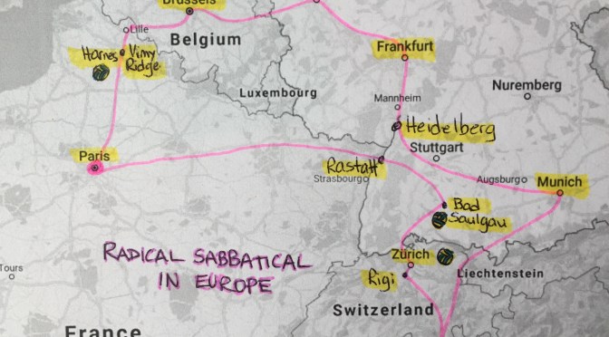 Be Taking a Radical Sabbatical to Europe